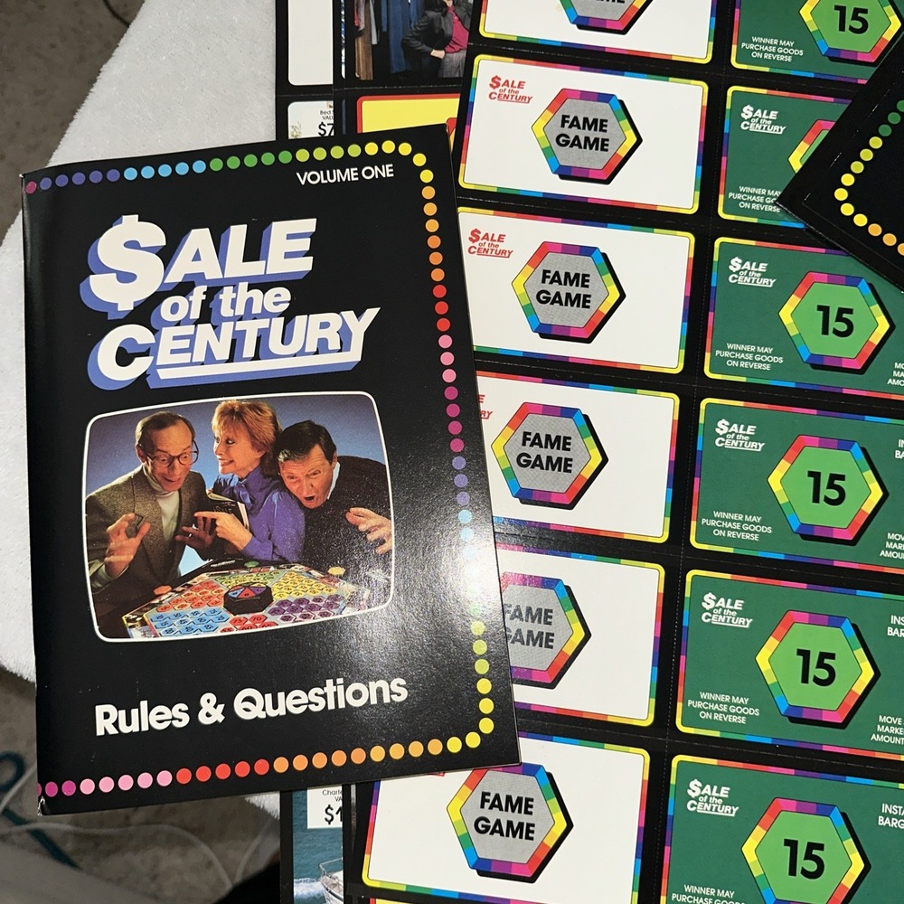 Vintage Sale Of‎ The Century Electronic Game 1986 Complete Unused Open Box - Picture 2 of 13